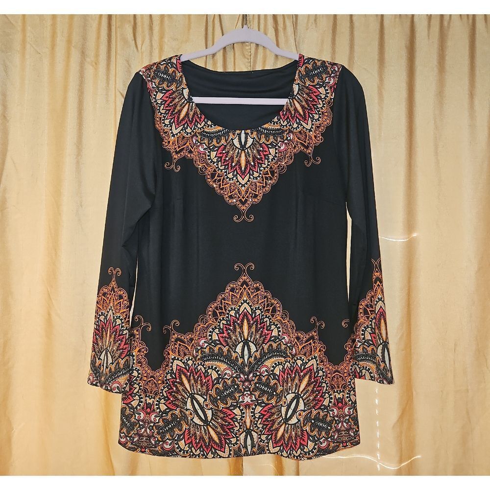 INC International Concepts Paisley Top